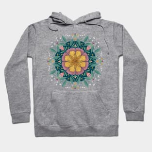 Boho Floral Mandala Hoodie